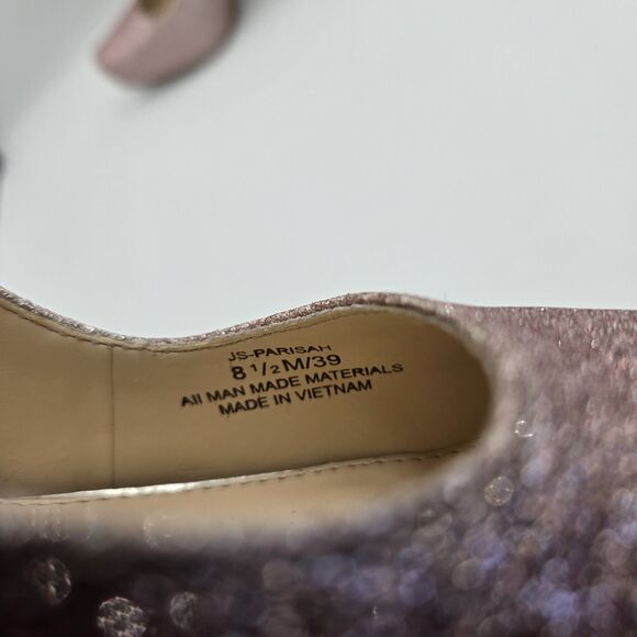 Jessica Simpson Parisah 5" Platform Pump Silver Glitter Ombre Women's Size 8.5 M - Picture 8 of 9